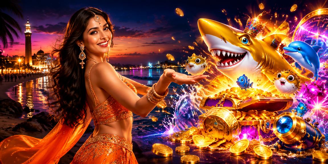 Entertainment casino game inspired by fishing theme at Chennai Marina Beach